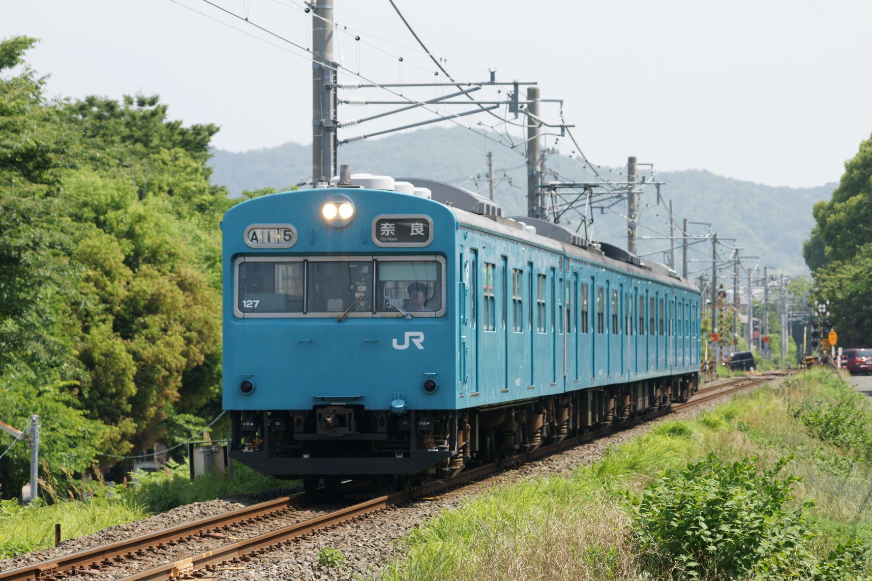 奈良線103系（スカイブルー）